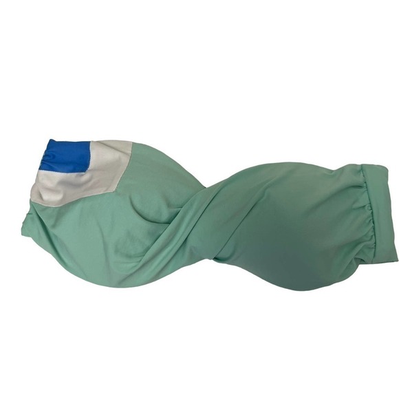 L*SPACE Colorblock Geo Bandeau Top Hipster Bottom Bikini Set Size XS - Picture 4 of 11